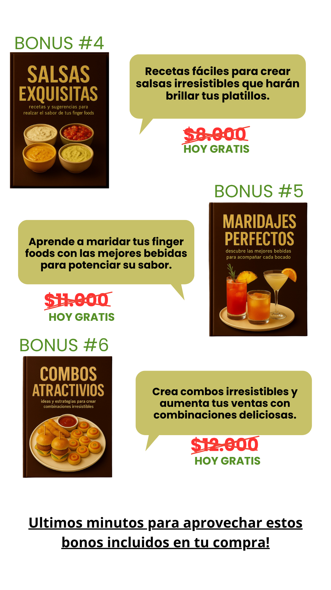 Finger Food: La Guia definitiva + 6 bonos de Regalo
